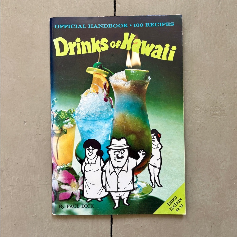 1975 Drinks of Hawaii Official Edition Trader Vic’s Mixology Hawaiian Cocktails